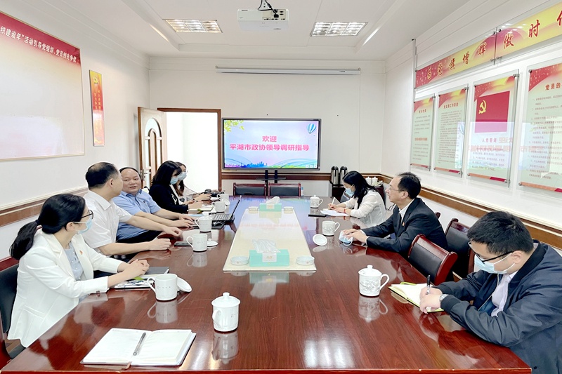 平湖市政协主席何健莅临澳门大阳城纸业全资子公司平湖景包调研走访_公司新闻_新闻中心_澳门大阳城