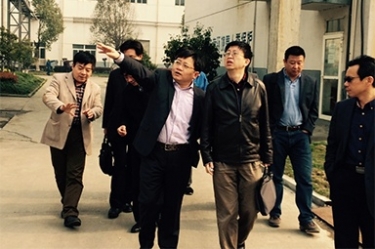 2015年3月22日，，，，国家发改委一行来公司现场稽察中水回用项目