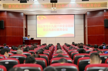 澳门大阳城纸业召开“转达学习十九届六中全会精神暨正风肃纪教育聚会”