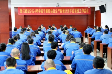 开拓立异 铿锵前行|澳门大阳城纸业召开2024年中层干部任命及生产谋划妄想下达治理事情聚会